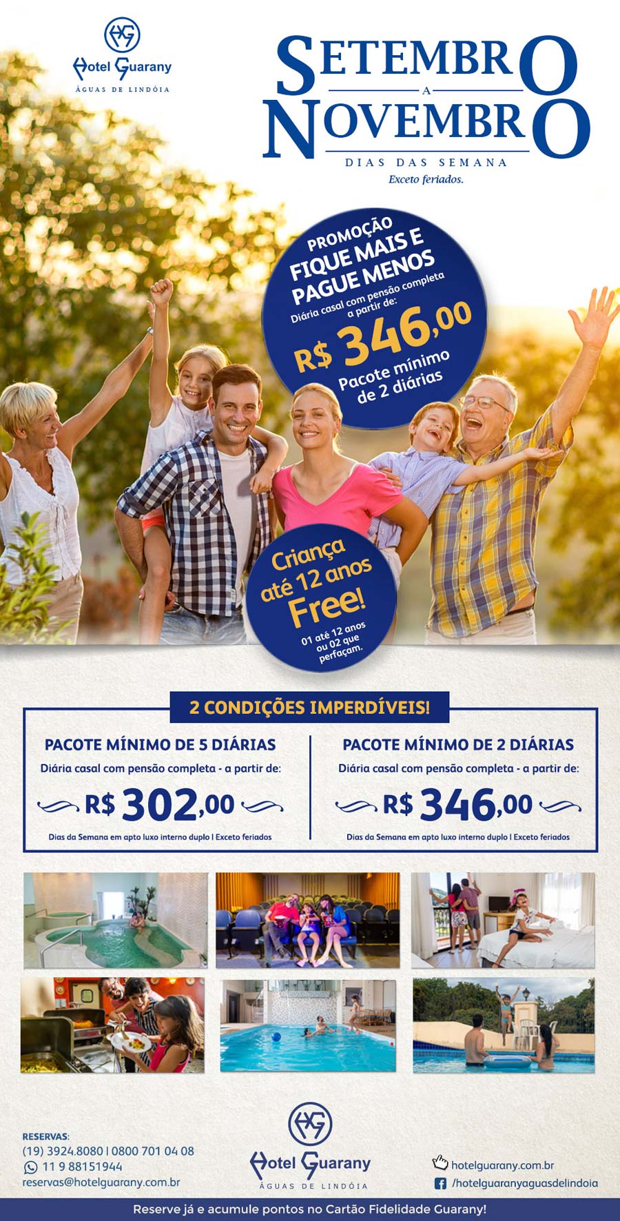 H0TEL GUARANY - AGUAS DE LINDOIA - PROMOÇÃO DO MÊS